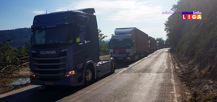 IL-protest-kamiondzija Zabrana kretanja za teretna vozila alternativnim pravcem Ivanjica-Divljaka