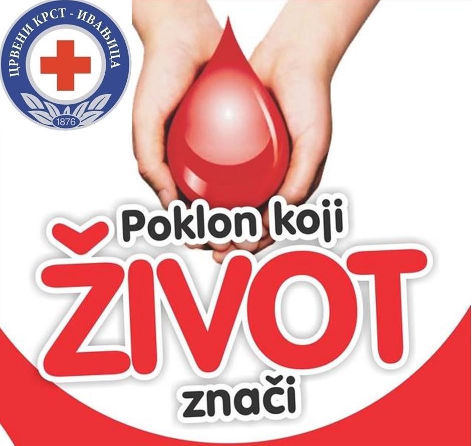 Poklon-zivot-sa-znakom Redovna akcija „Dobrovoljnog davanja krvi“ - Vaša krv znači život jer nema alternativu!