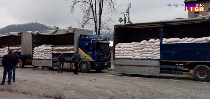 IL-Kukuruz-Lucani-dva Prve količine merkantilnog kukuruza iz robnih rezervi stigle u Dragačevo