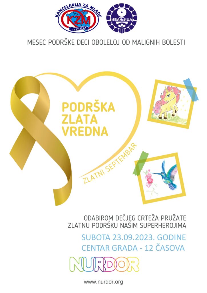 Plakat-akcija-Nurdor-2023-725x1024 Akcija NURDORa u centru grada 23. septembra- podržimo decu obolelu od malignih bolesti