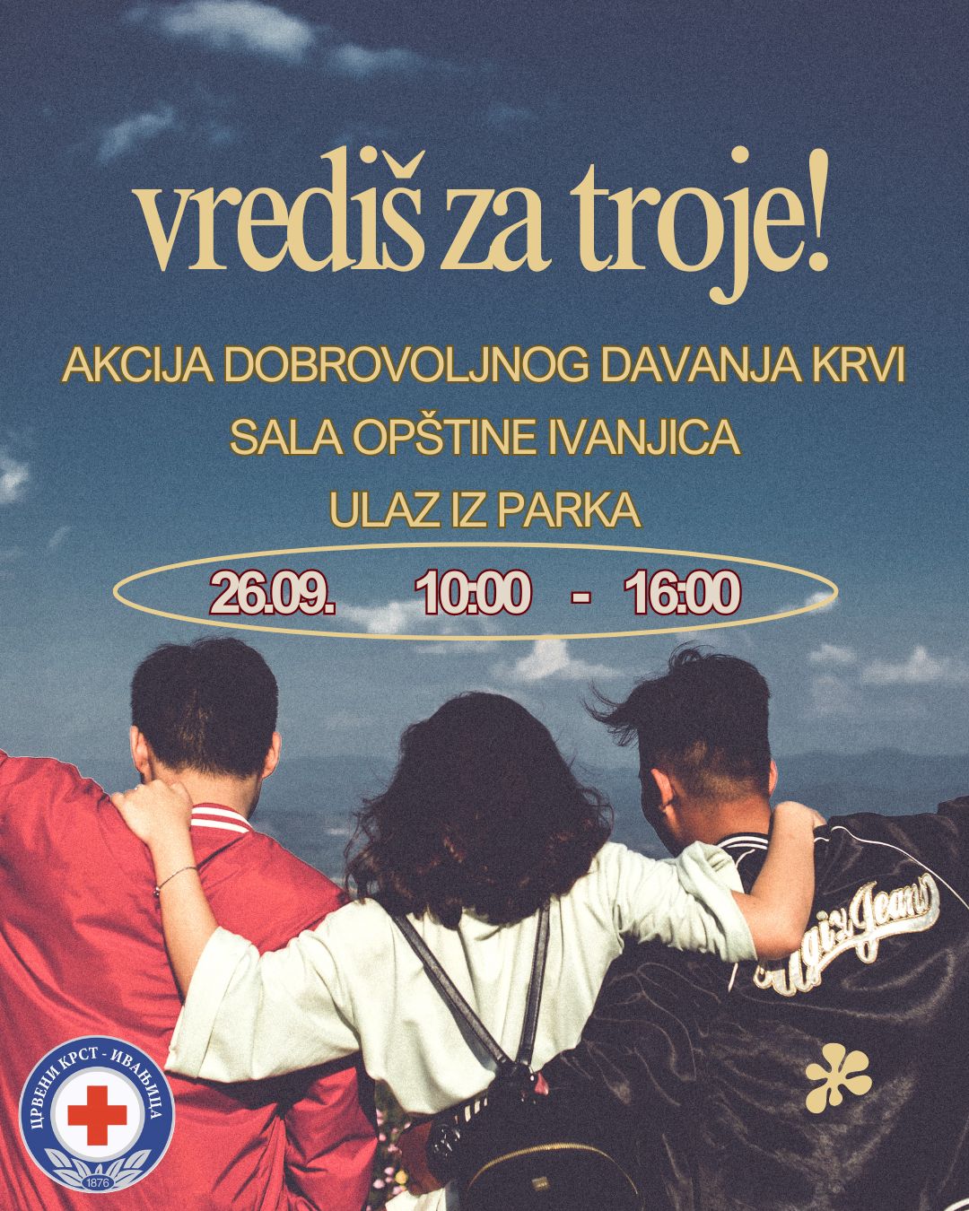 crveni-krst Poziv Crvenog krsta Ivanjica da učestvujete u akciji Dobrovoljnog davanja krvi