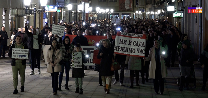 IL-Protest-Ivanjica-setnja- Prosvetni radnici i građani Ivanjice u šetnji podrške obrazovanju i studentima (VIDEO)