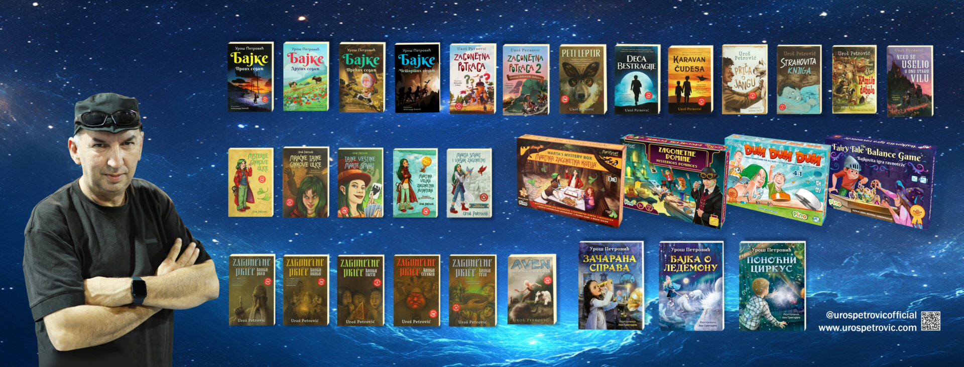 Uros-Petrovic-WITH-BOOKS-015-u-JPGu-1 Uroš Petrović u Domu kulture: Kreativna radionica za decu i odrasle