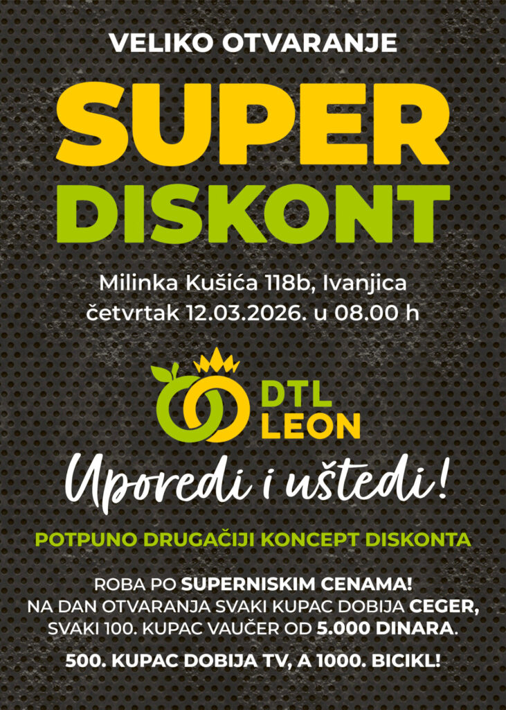 Flajer-MP53-Ivanjica-731x1024 Ivanjica - Veliko otvaranje Leon Super diskonta: na poklon televizor, bicikl i vaučeri za kupce