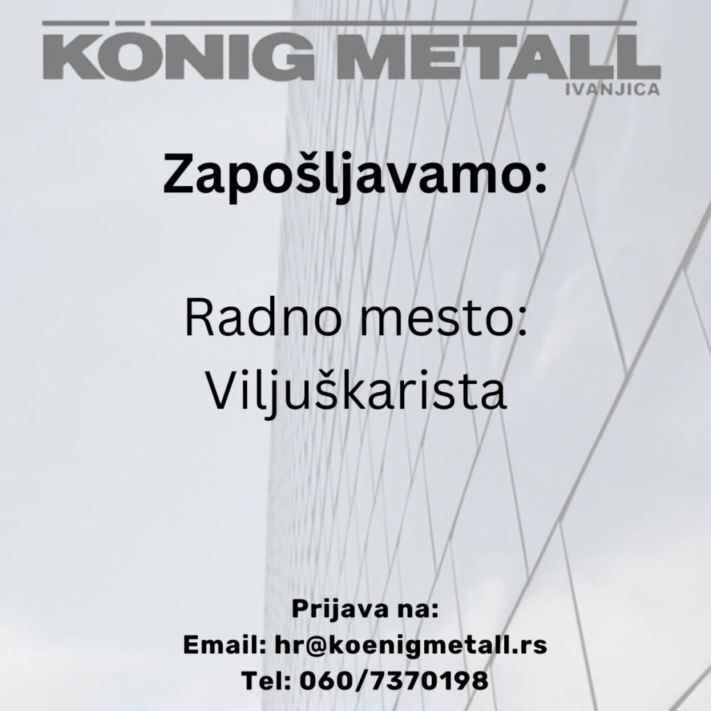 Baner-1024x1024 Koenig Metall d.o.o. - Pridruži se našem timu